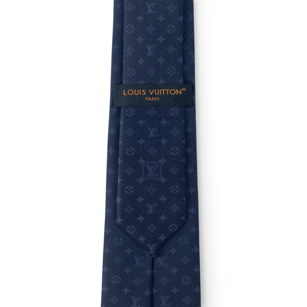 Cravate Louis Vuitton - Monogram Gradient - Bleu Marine