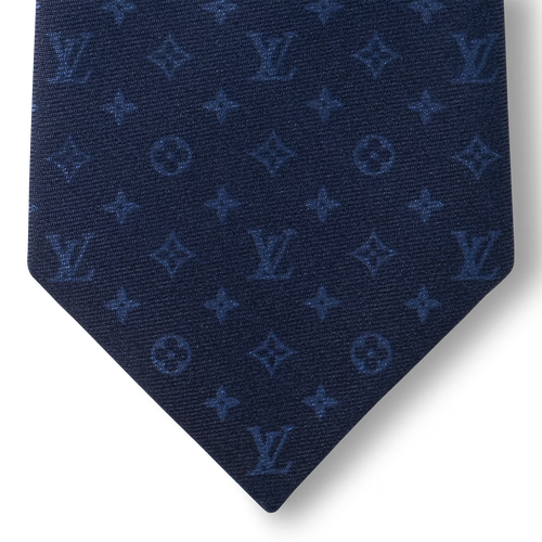 Cravate Louis Vuitton - Monogram Gradient - Bleu Marine