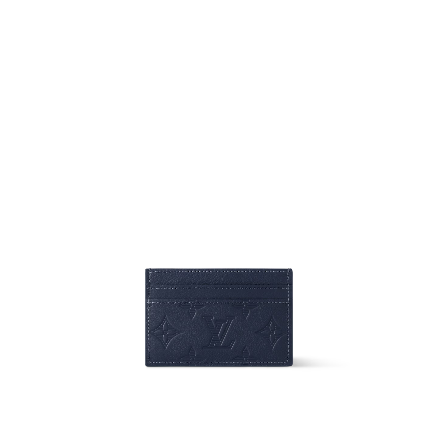 Porte-cartes Louis Vuitton - Double - Bleu Marine