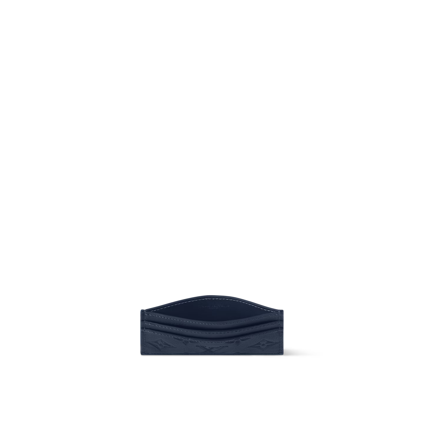 Porte-cartes Louis Vuitton - Double - Bleu Marine