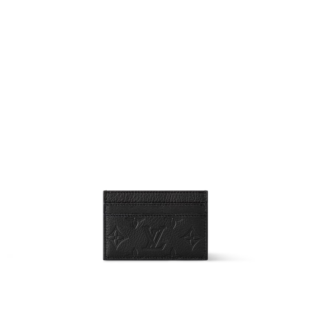 Porte-cartes Louis Vuitton - Double - Noir