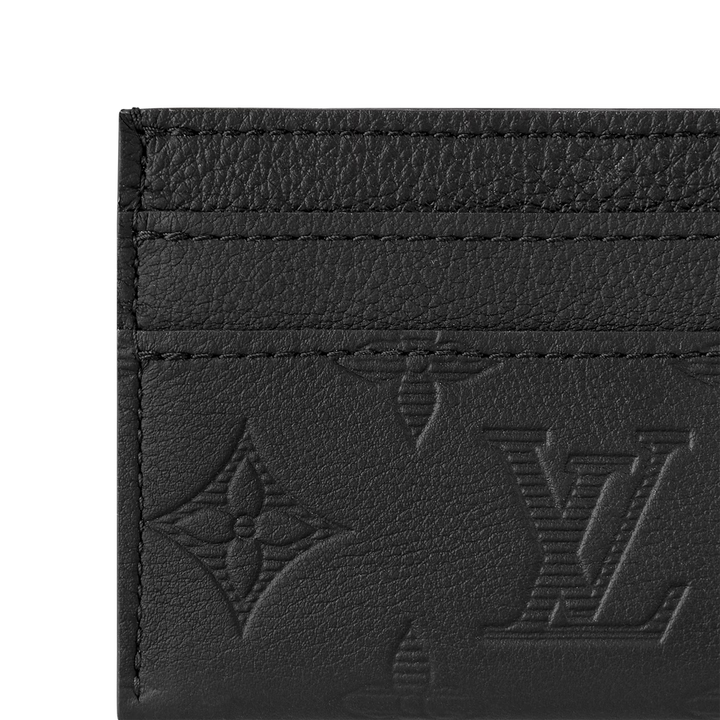 Porte-cartes Louis Vuitton - Double - Noir