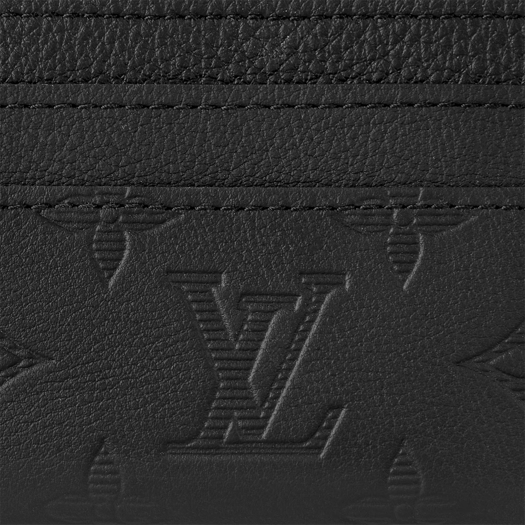 Porte-cartes Louis Vuitton - Double - Noir