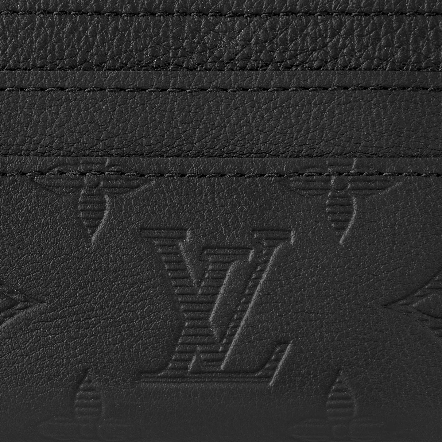 Porte-cartes Louis Vuitton - Double - Noir