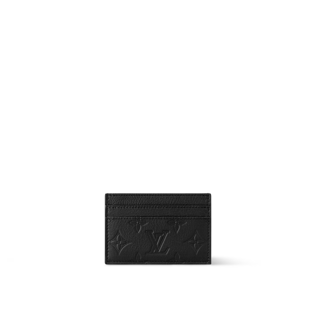 Porte-cartes Louis Vuitton - Double - Noir