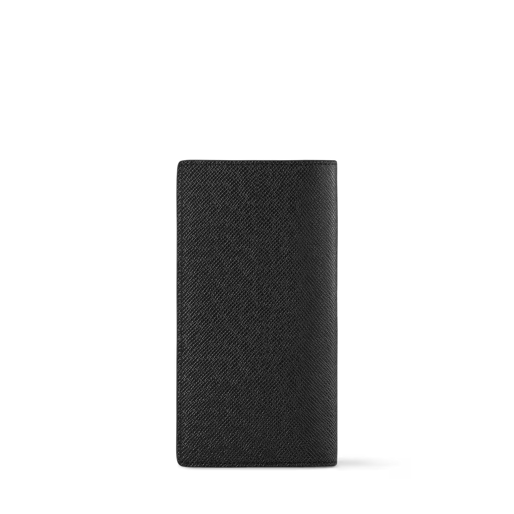 Portefeuille Louis Vuitton - Brazza - Cuir Taiga - Noir