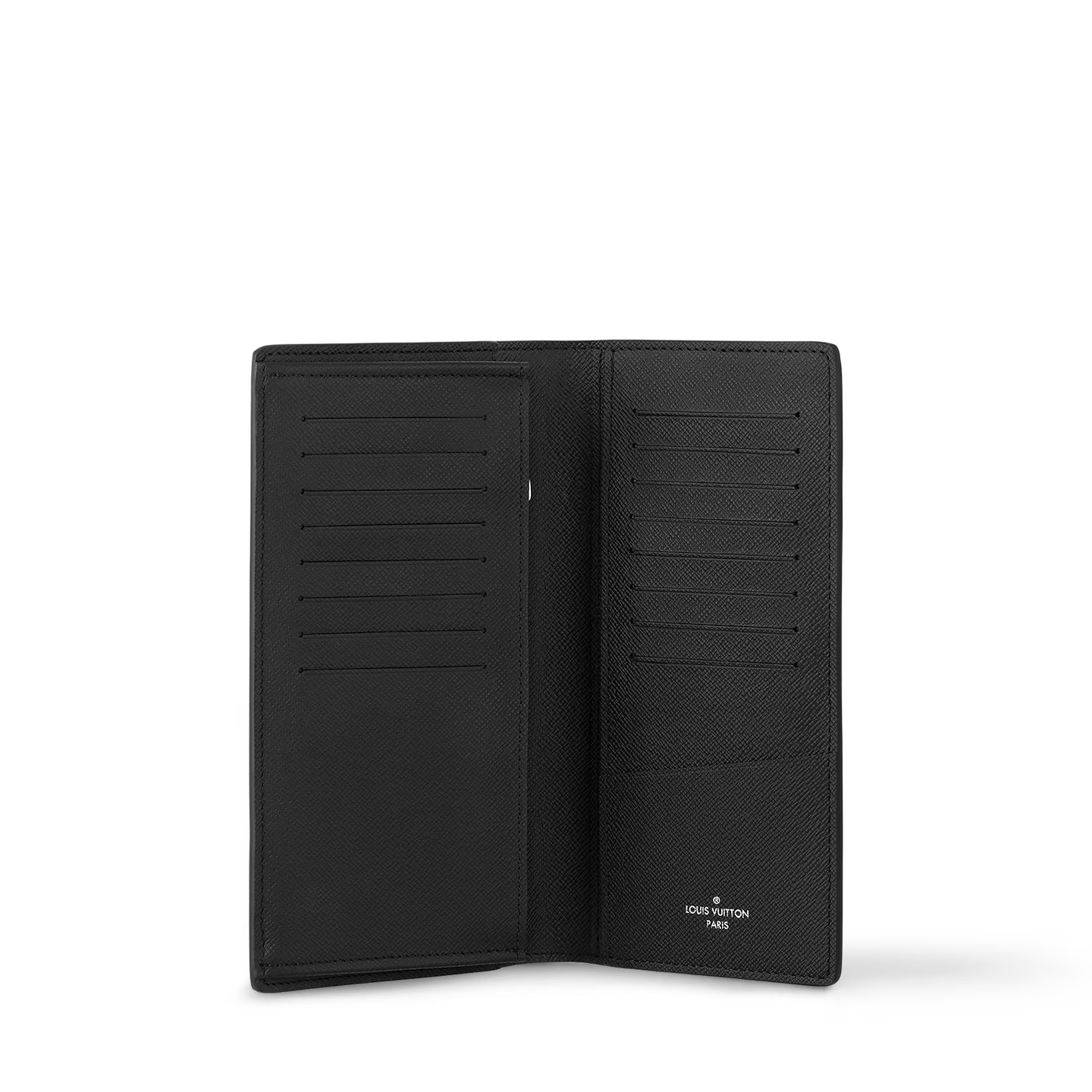 Portefeuille Louis Vuitton - Brazza - Cuir Taiga - Noir