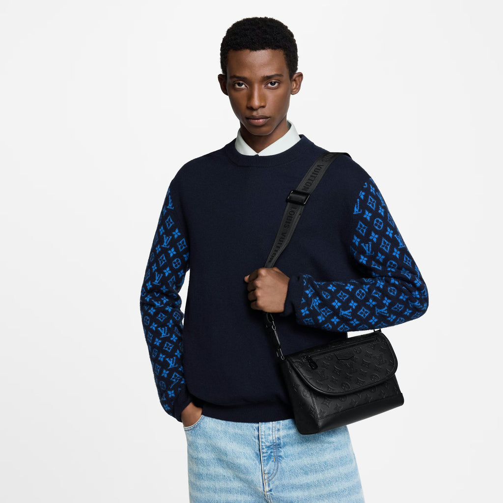 Sacoche Louis Vuitton - Pulse Messenger - Monogram Shadow
