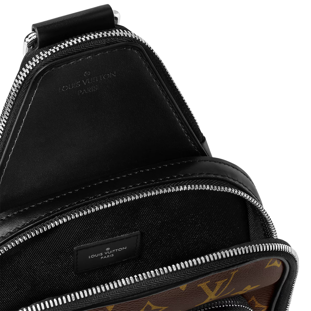 Sac Louis Vuitton à Bandoulière - Avenue sling NM - Toile Monogram Macassar