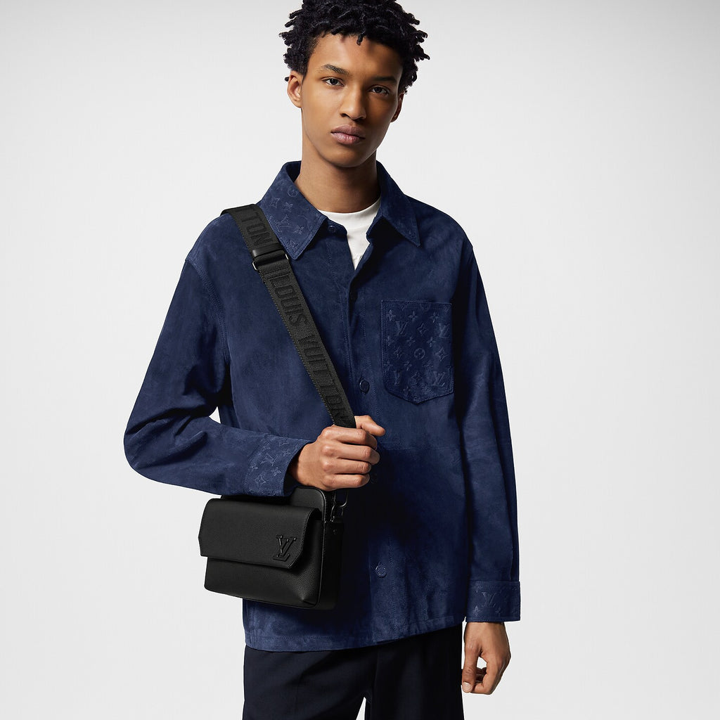 Sacoche Louis Vuitton - Messenger - Noir