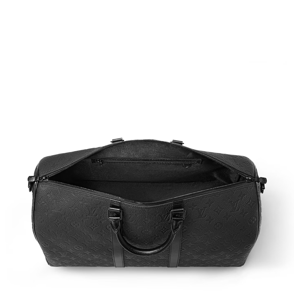 Sac de voyage Louis Vuitton - Keepall Bandoulière 50 - Toile Monogram et cuir Taurillon