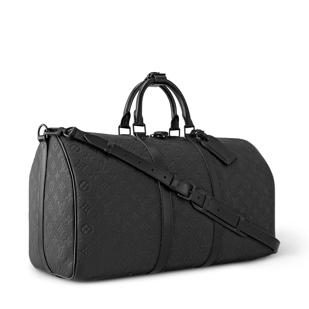 Sac de voyage Louis Vuitton - Keepall Bandoulière 50 - Toile Monogram et cuir Taurillon