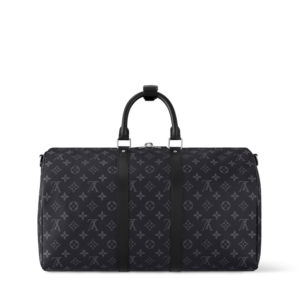 Sac de voyage Louis Vuitton - Keepall Bandoulière 45 - Toile Monogram Éclipse
