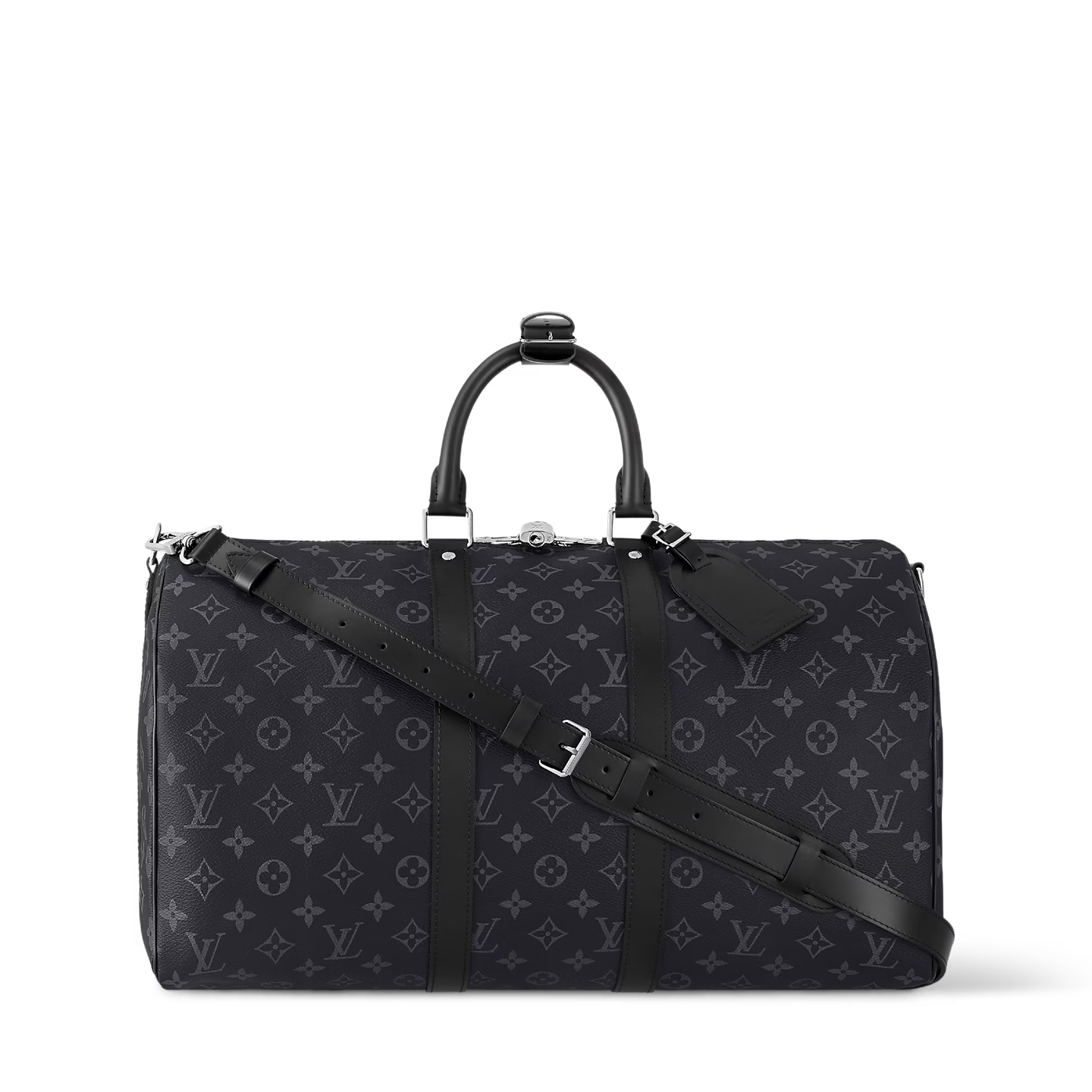 Sac de voyage Louis Vuitton - Keepall Bandoulière 45 - Toile Monogram Éclipse