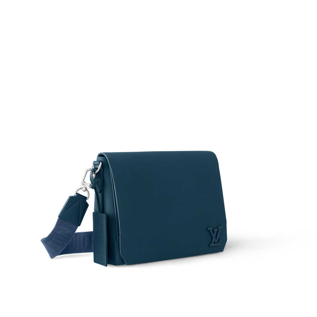 Sacoche Louis Vuitton - District PM - Bleu