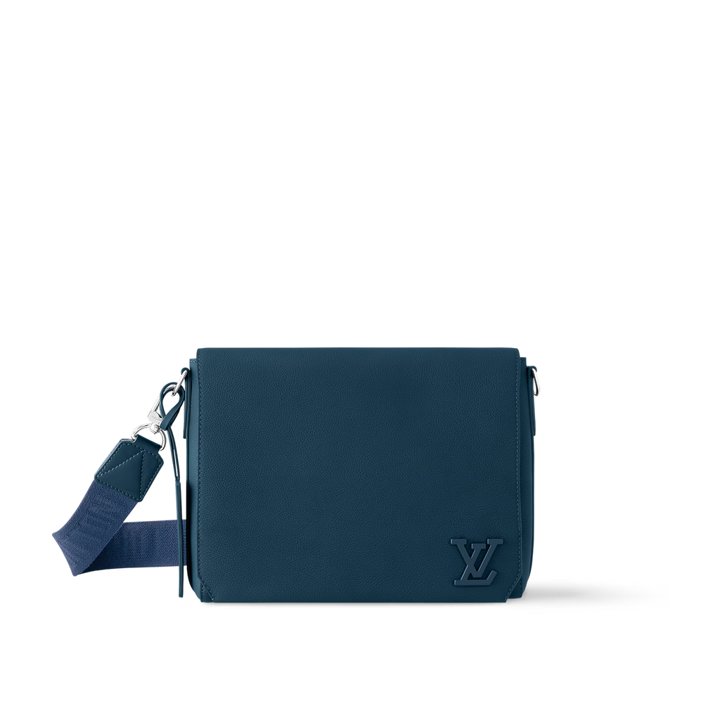 Sacoche Louis Vuitton - District PM - Bleu