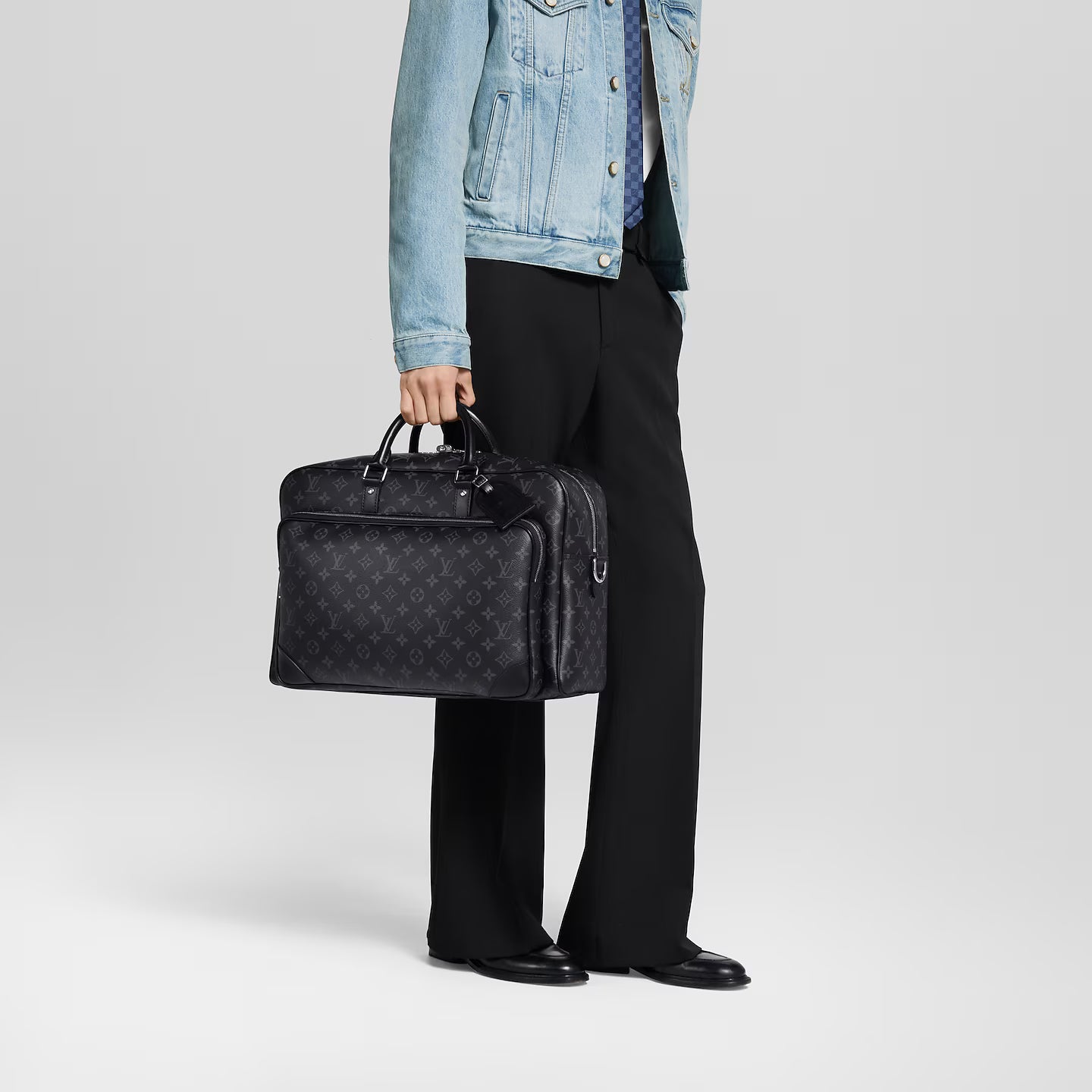 Sac de voyage Louis Vuitton - Weekender - Toile Monogram Éclipse