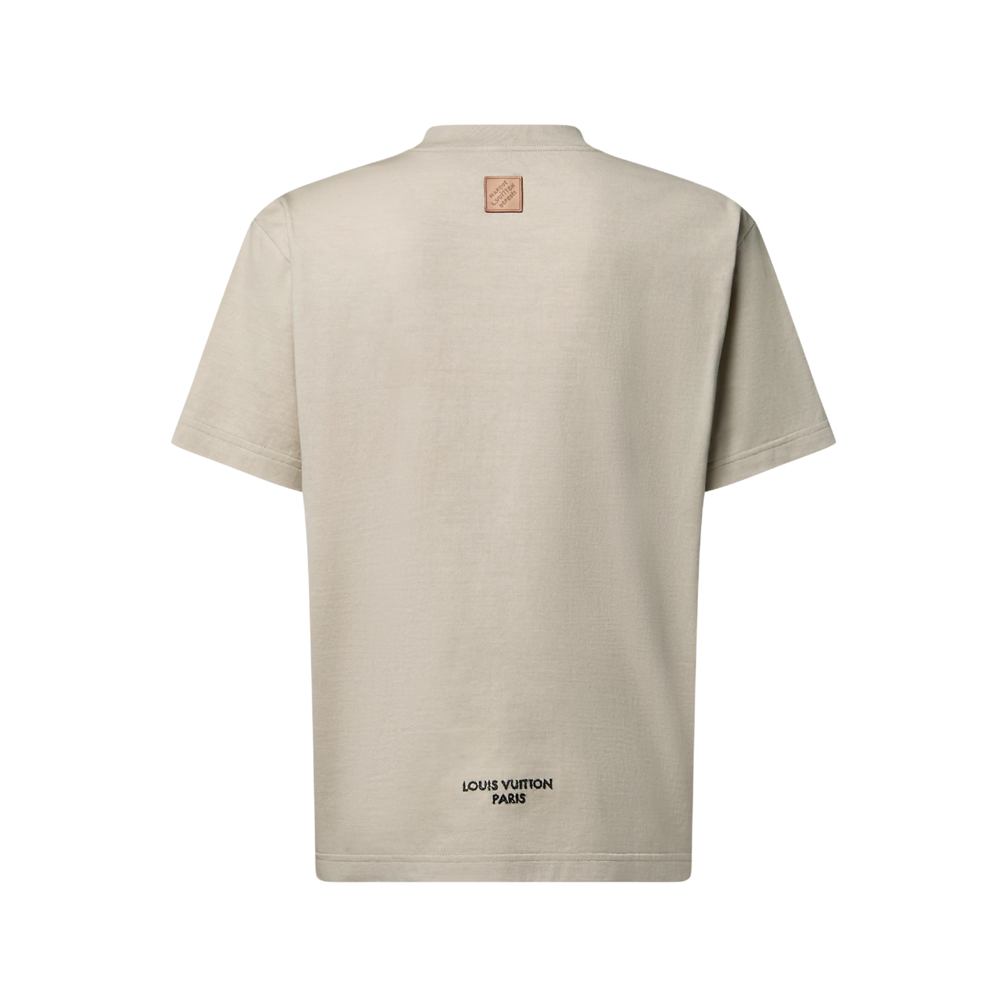 T-Shirt Louis Vuitton - Signature brodée - Beige
