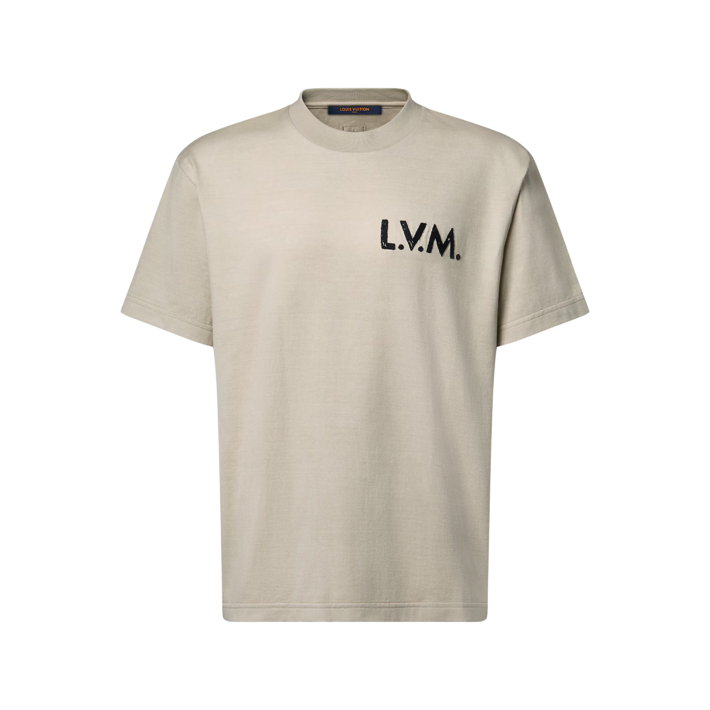 T-Shirt Louis Vuitton - Signature brodée - Beige