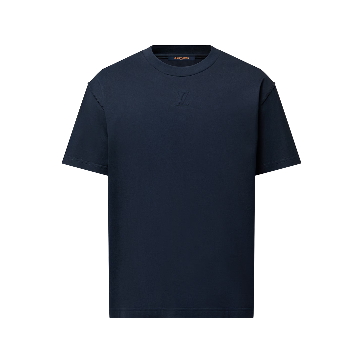 T-Shirt Louis Vuitton - embossé LV - Bleu Marine