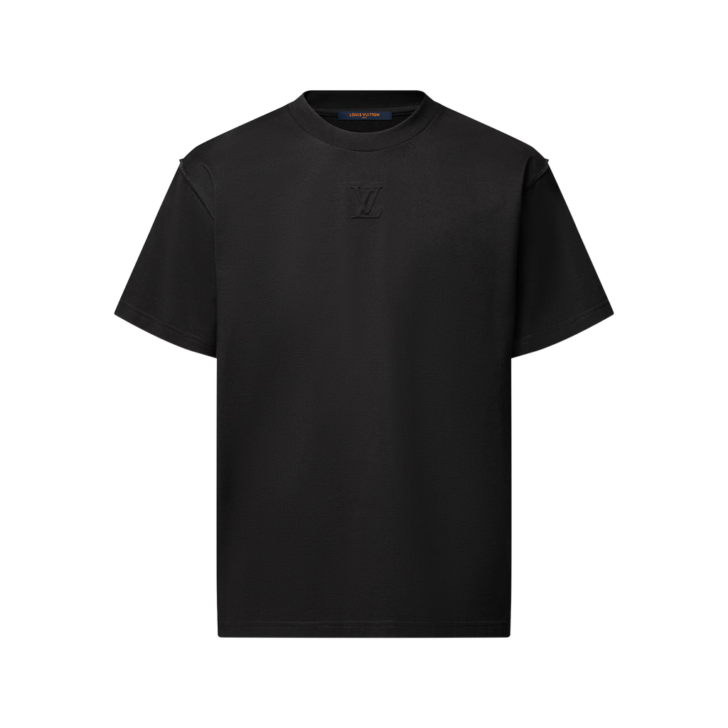 T-Shirt Louis Vuitton - embossé LV - Noir