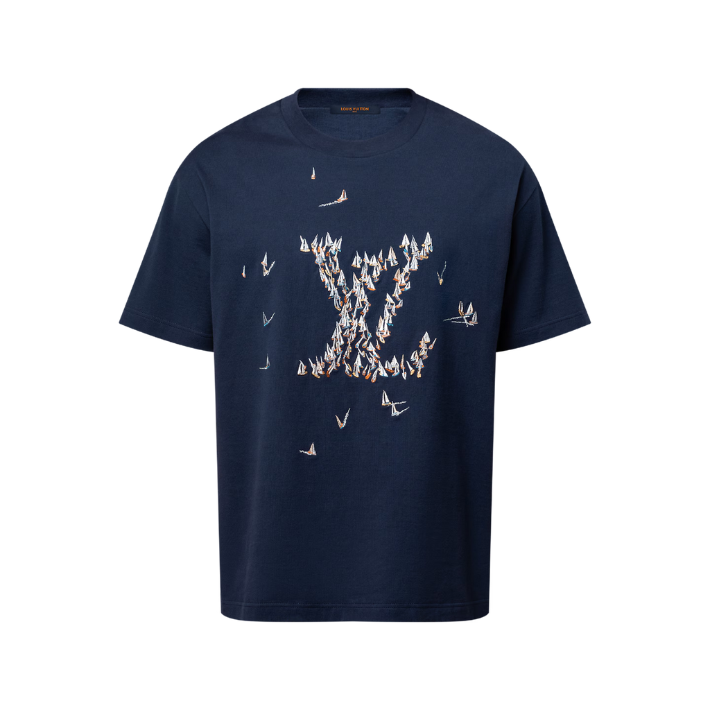 T-Shirt Louis Vuitton - Coton Brodé