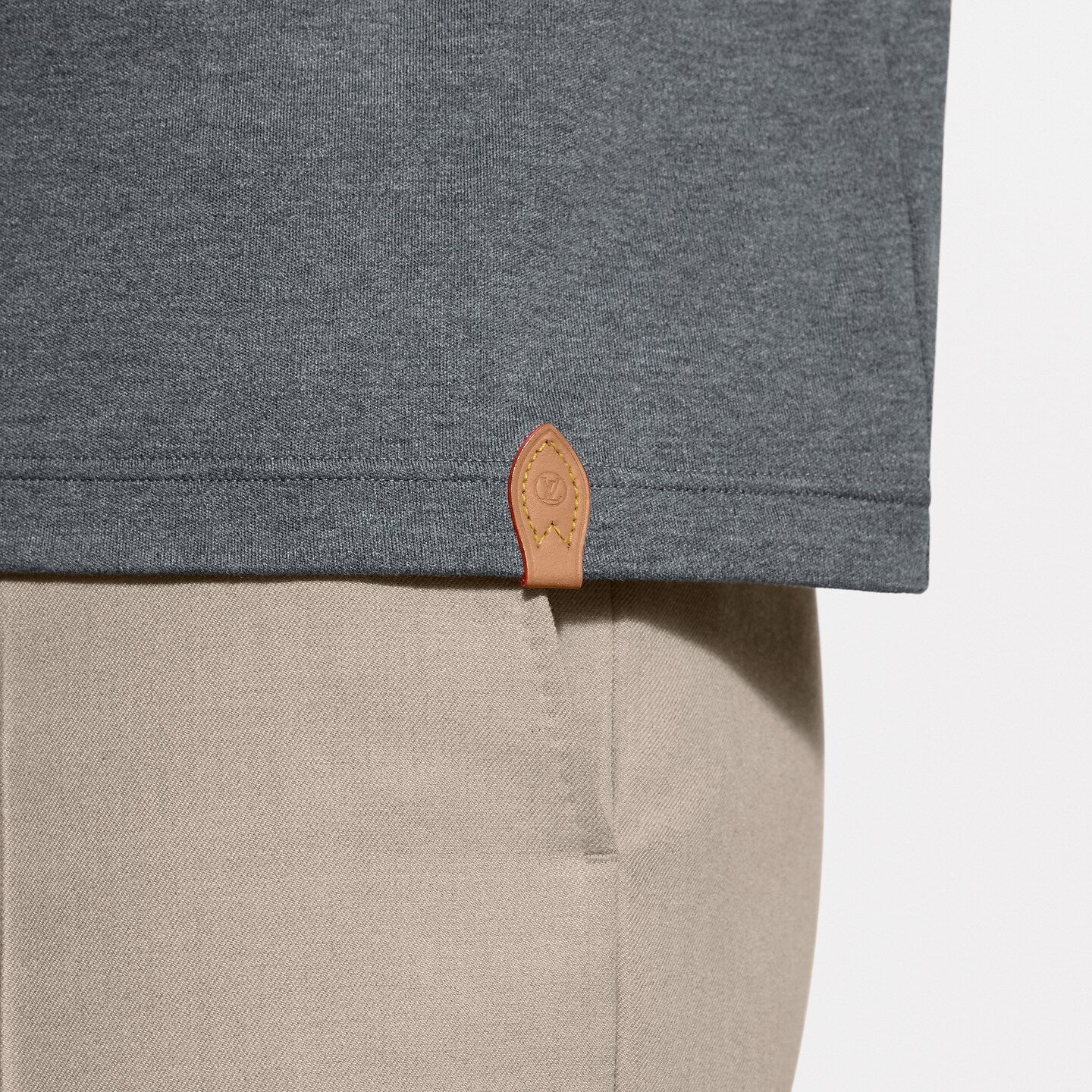 T-Shirt Louis Vuitton - Conton et Soie - Gris