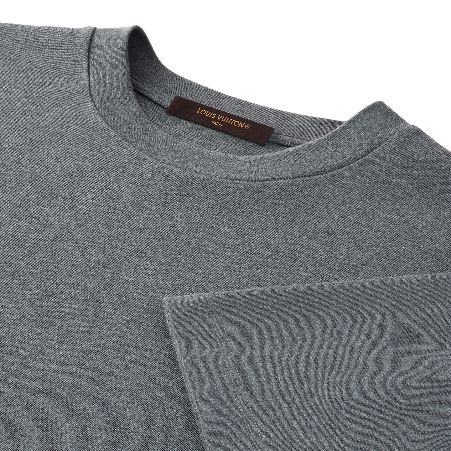 T-Shirt Louis Vuitton - Conton et Soie - Gris