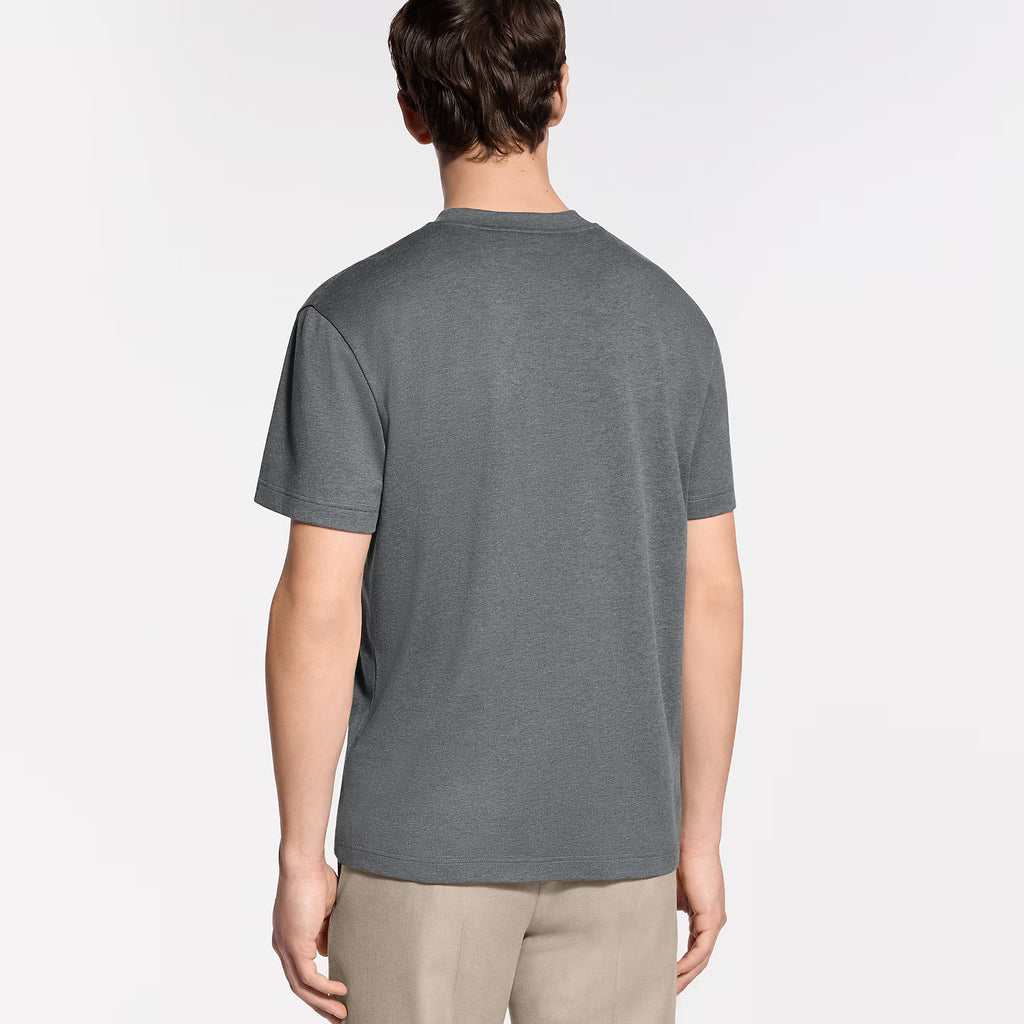 T-Shirt Louis Vuitton - Conton et Soie - Gris