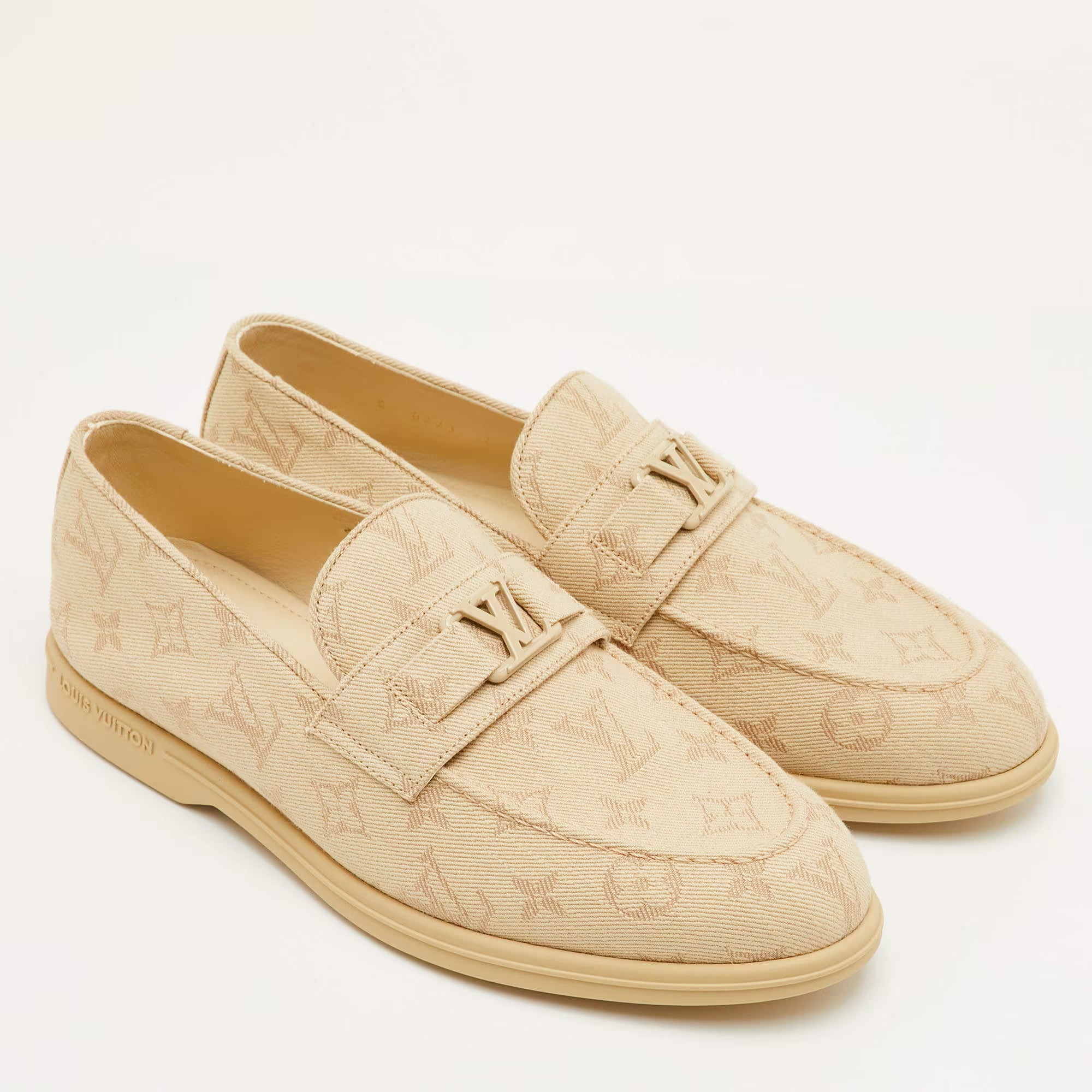 Mocassin Louis Vuitton - Monogram - Beige