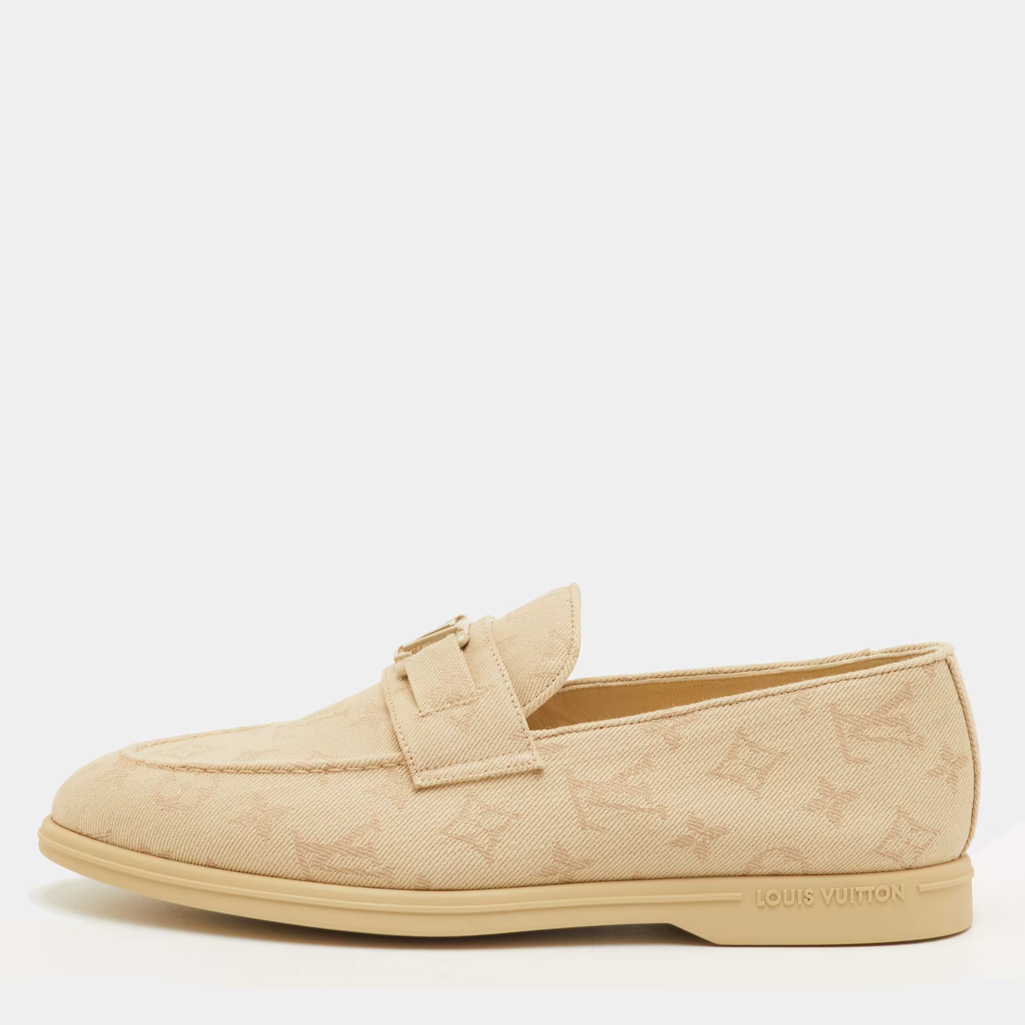 Mocassin Louis Vuitton - Monogram - Beige