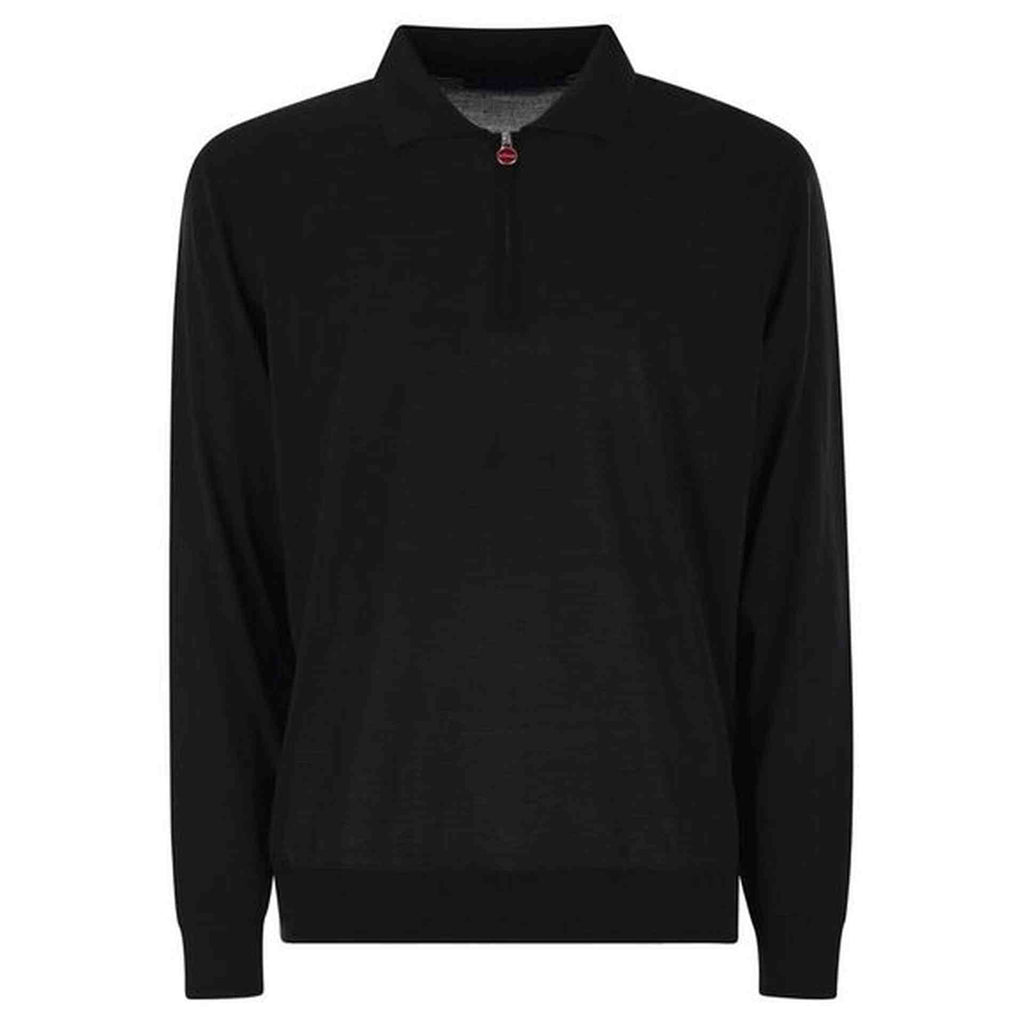 Polo Kiton - Col Zippé - Noir