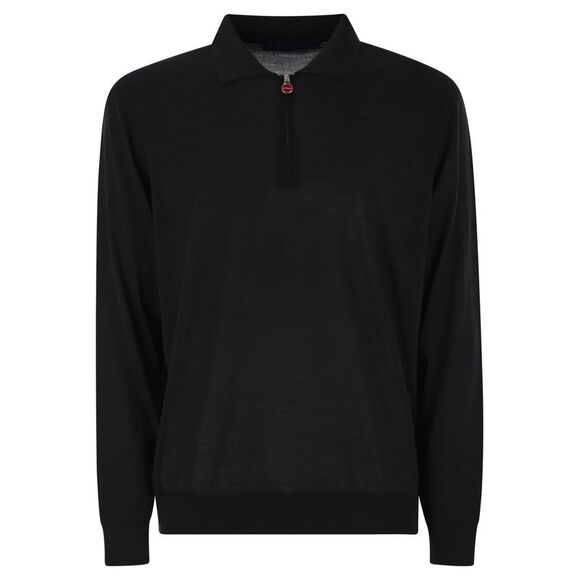 Polo Kiton - Col Zippé - Noir