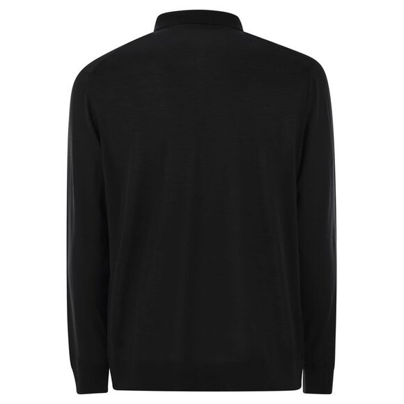 Polo Kiton - Col Zippé - Noir