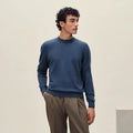 Pull Hermes - Col Rond - Bleu