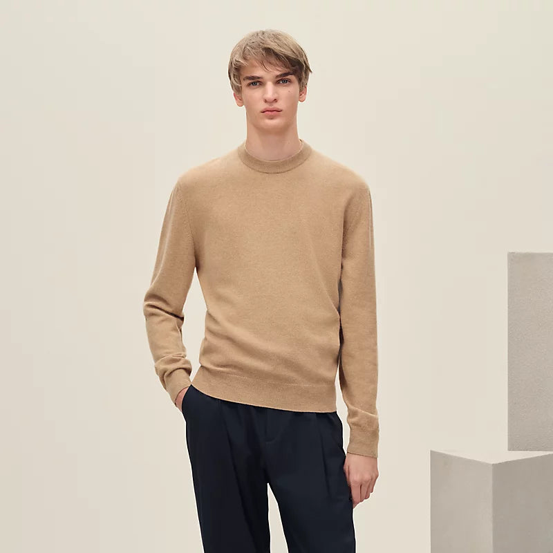 Pull Hermes - Col Rond - Kraft