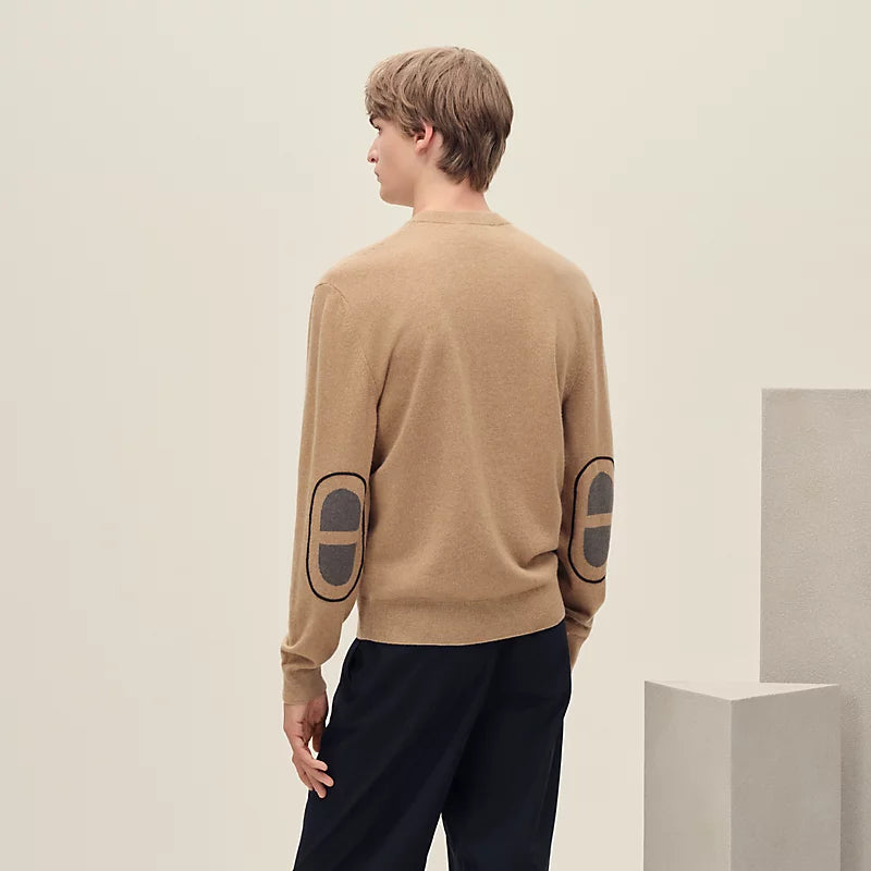 Pull Hermes - Col Rond - Kraft