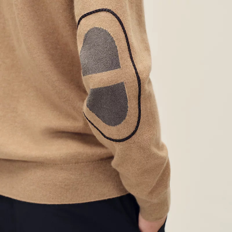 Pull Hermes - Col Rond - Kraft