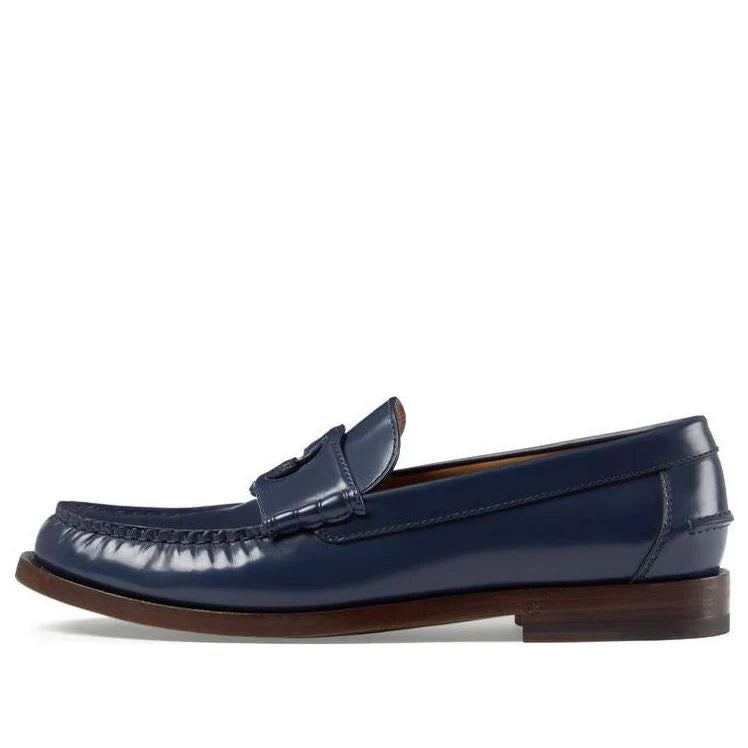 Mocassins Gucci - Interlocking G - Bleu Marine