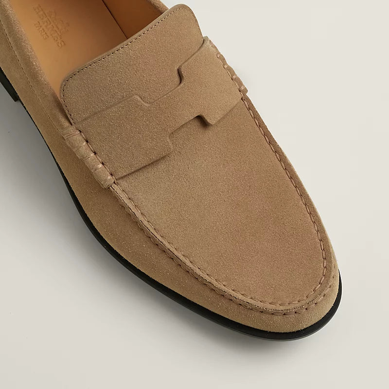 Mocassins Hermes - Duke - Beige Argile
