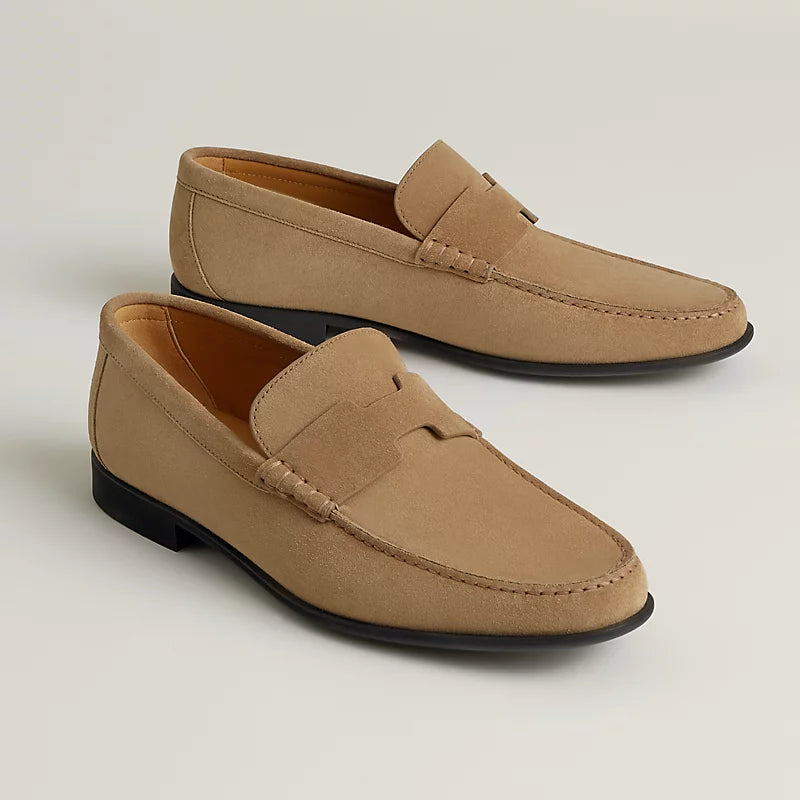 Mocassins Hermes - Duke - Beige Argile