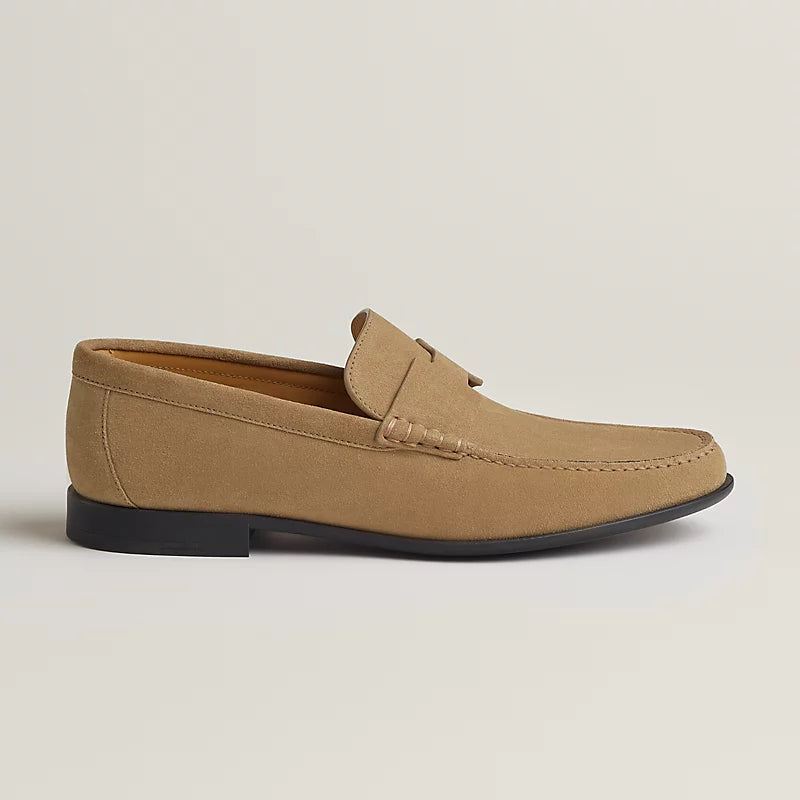 Mocassins Hermes - Duke - Beige Argile
