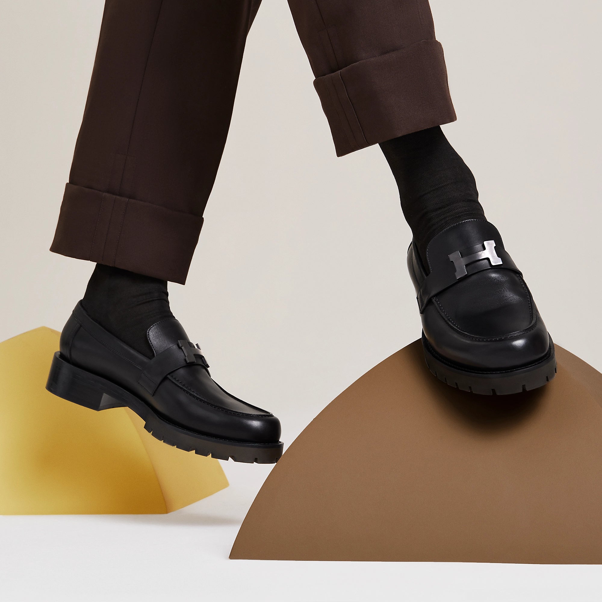 Mocassin Hermes - Grégoire - Noir