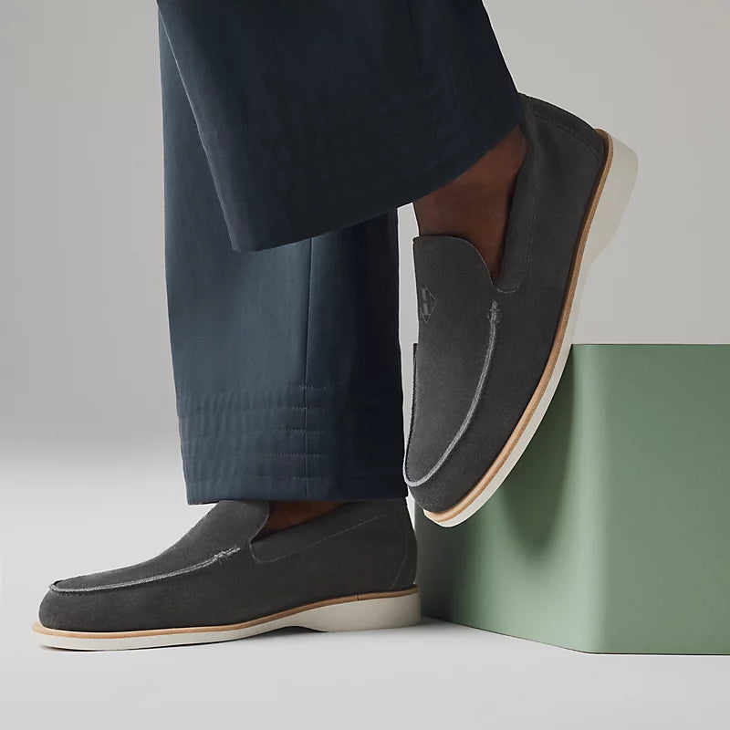 Mocassins Hermes - Low - Gris Orage