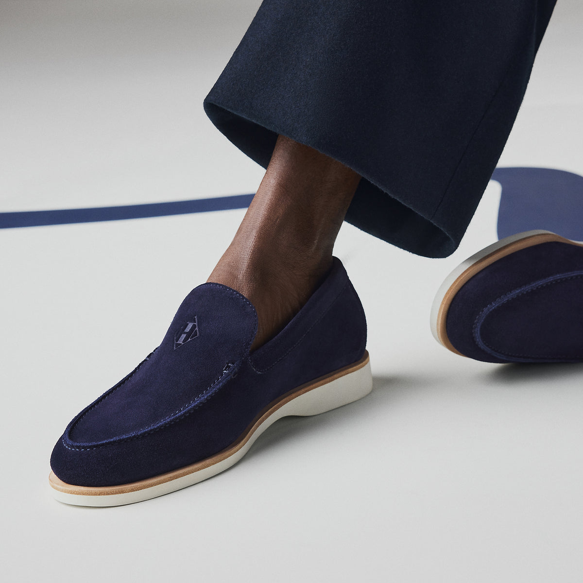 Mocassins Hermes - Low - Bleu Marine