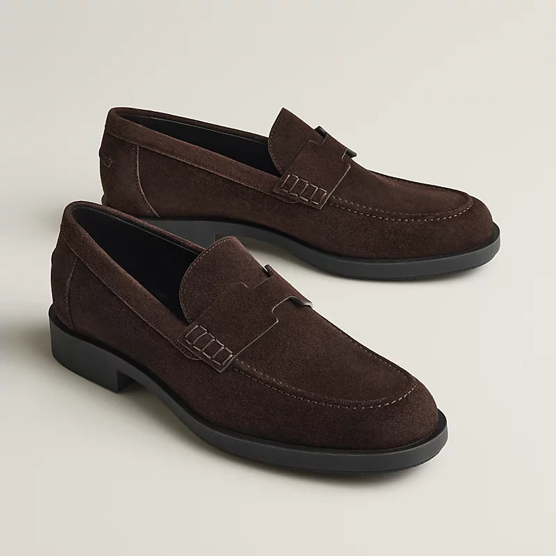 Mocassin Hermes - Lyde - Marron