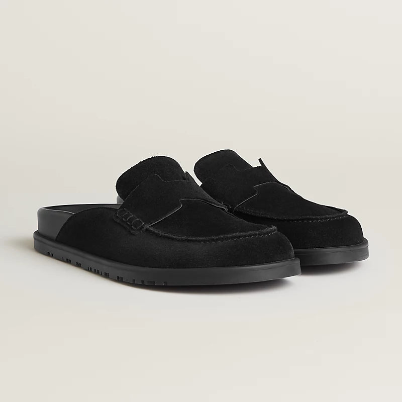 Mules Hermes - Go - Noir