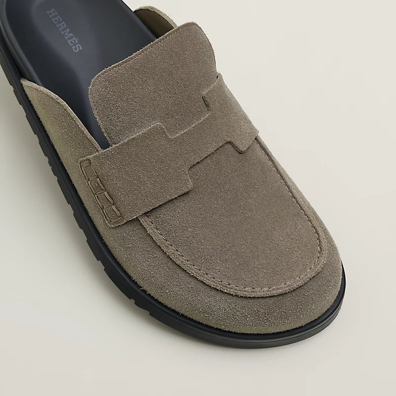 Mules Hermes - Go - Étoupe