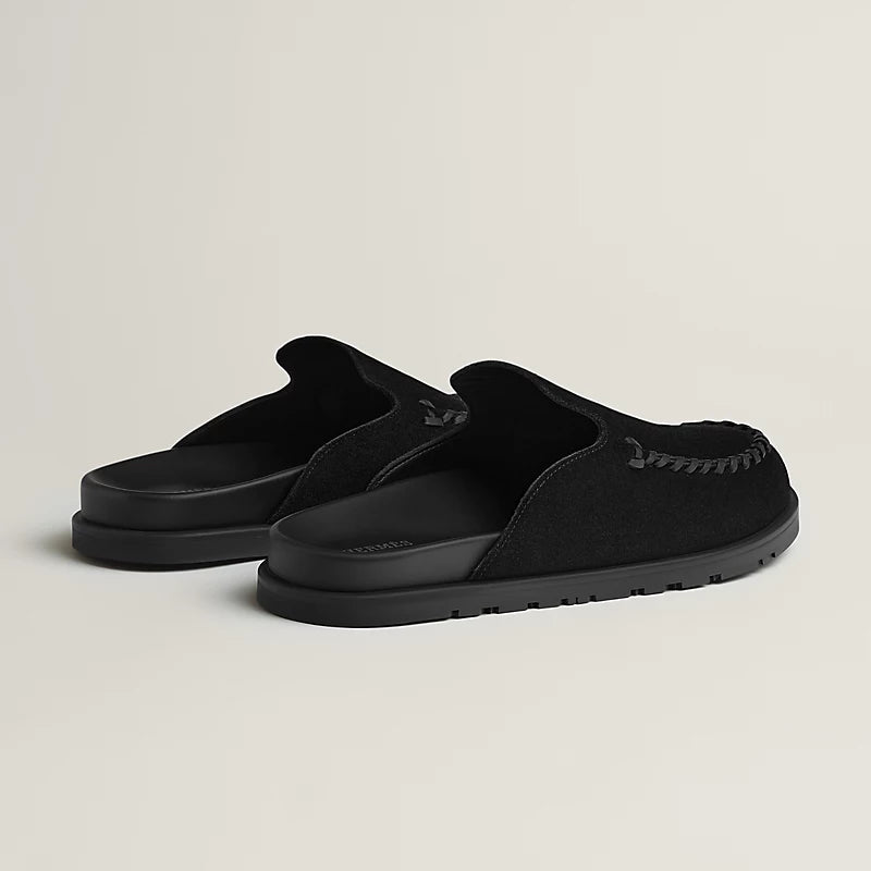 Mules Hermes - Johan - Noir