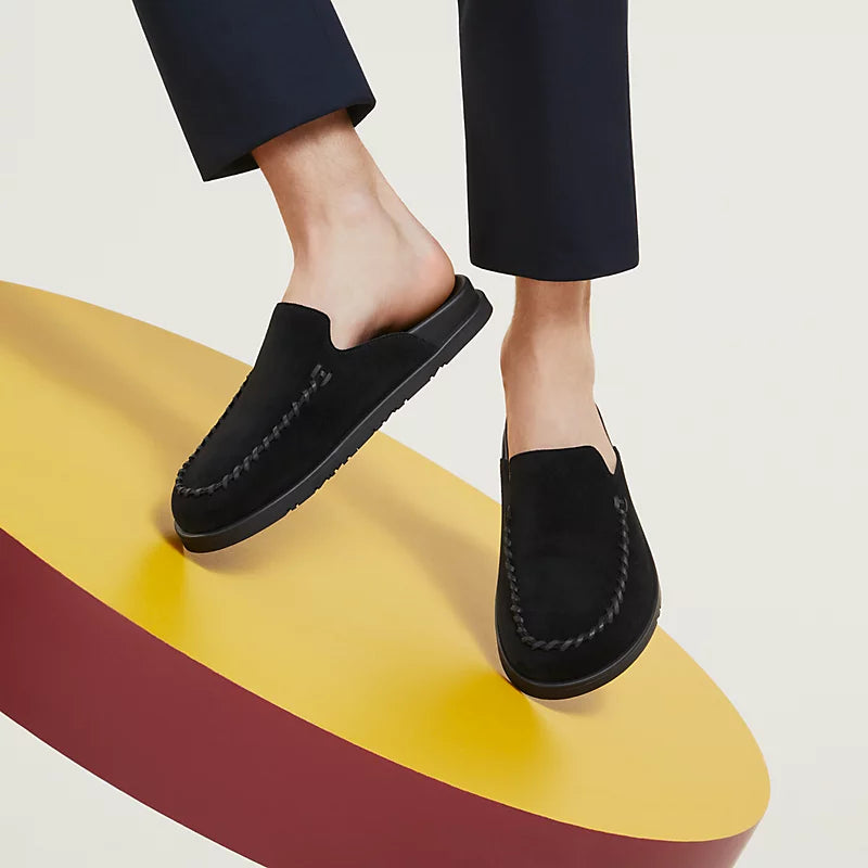 Mules Hermes - Johan - Noir